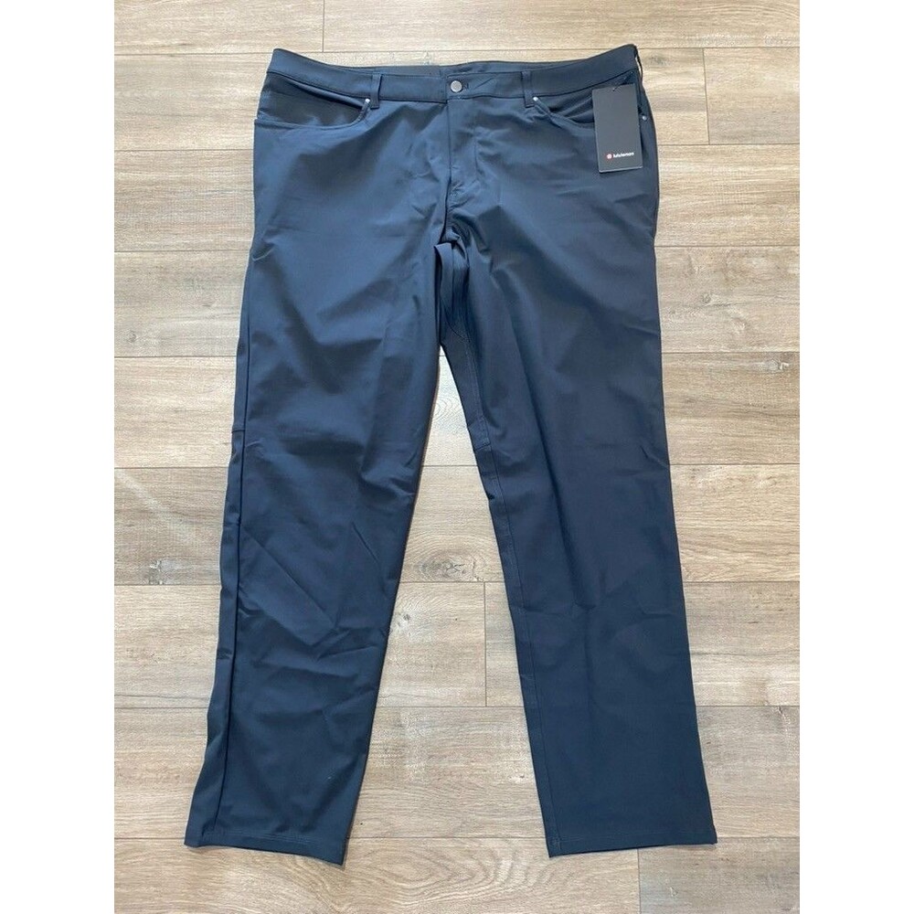 Lululemon ABC Pant Classic 5 Pocket Mens 42X34 LM5ADFS Warpstreme Obsidian